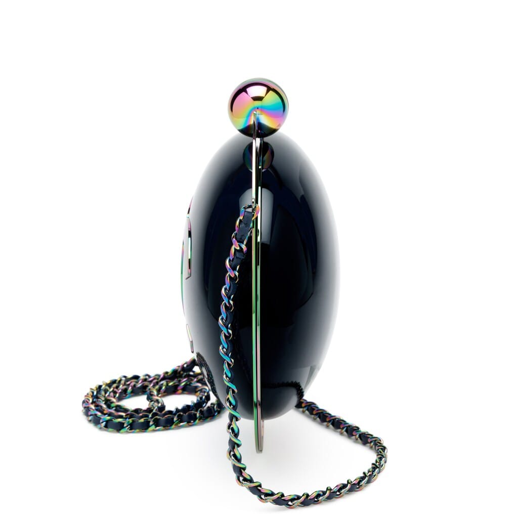Blue Resin On The Moon CC Minaudière Bag Rainbow Hardware, 2017