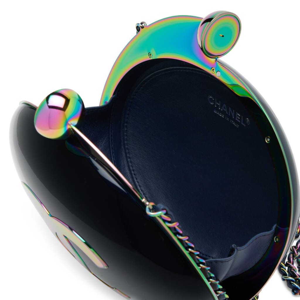 Blue Resin On The Moon CC Minaudière Bag Rainbow Hardware, 2017
