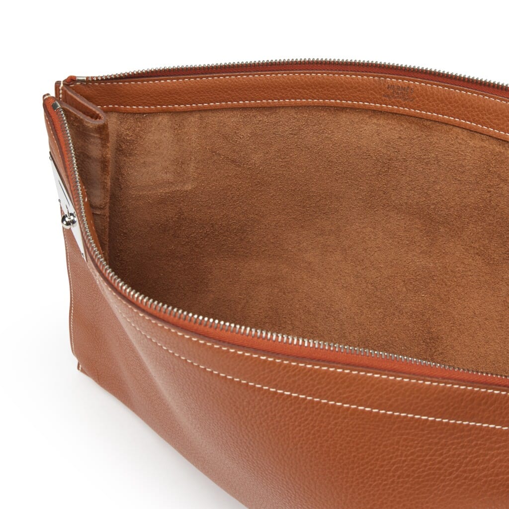Gold Togo XL Pouch Palladium Hardware, 2011