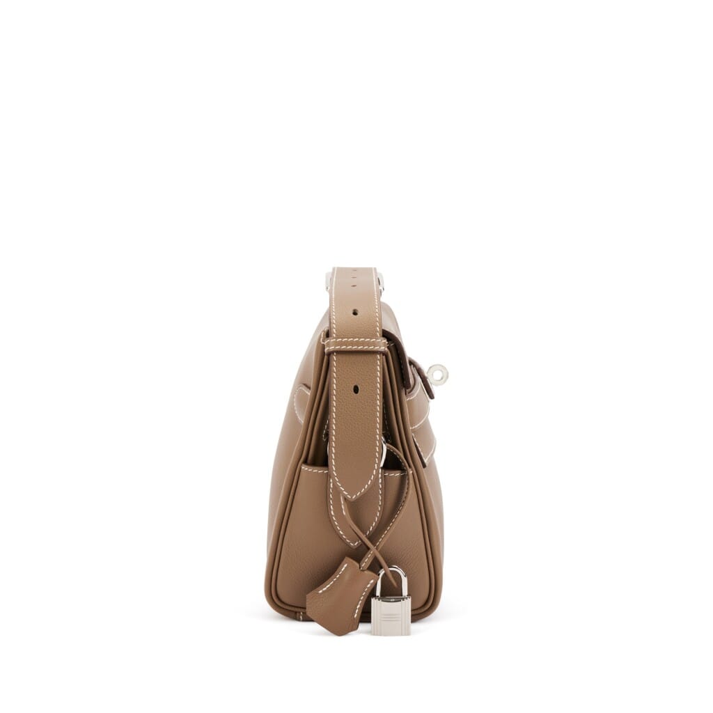 Etoupe Evercolor Kelly Messenger PM Palladium Hardware, 2024