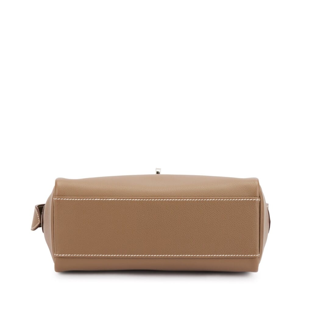 Etoupe Evercolor Kelly Messenger PM Palladium Hardware, 2024