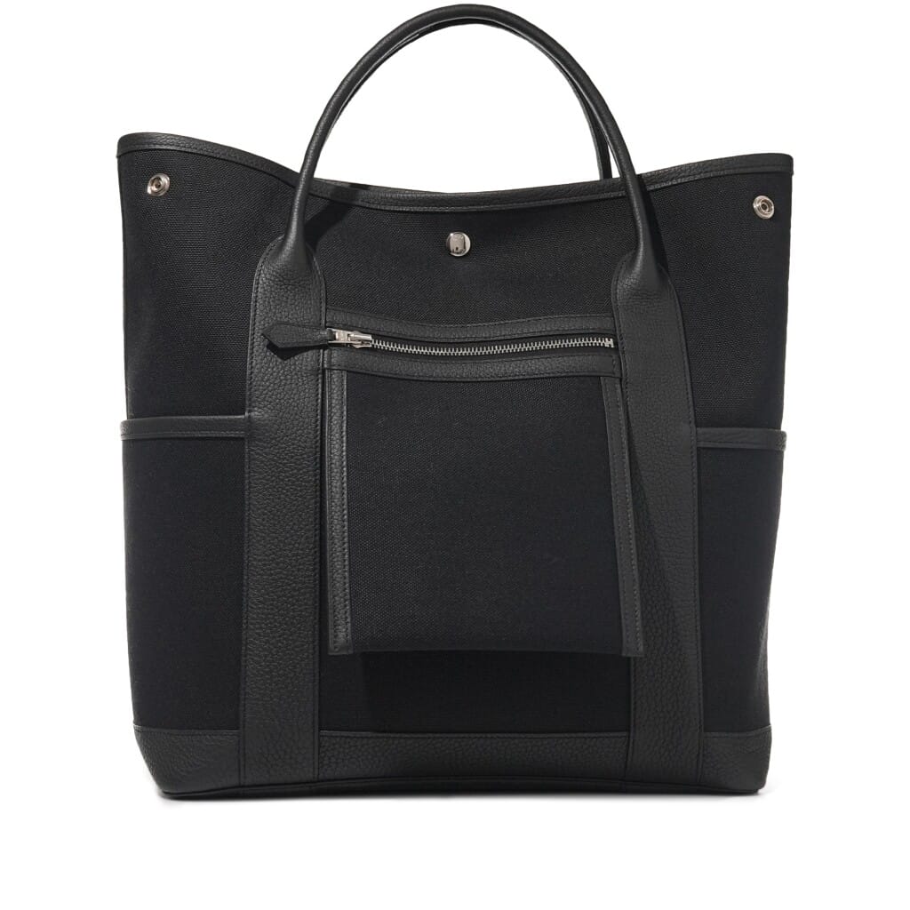 Black Negonda and Militaire Canvas Garden Party Pockets Vertical Palladium Hardware, 2024