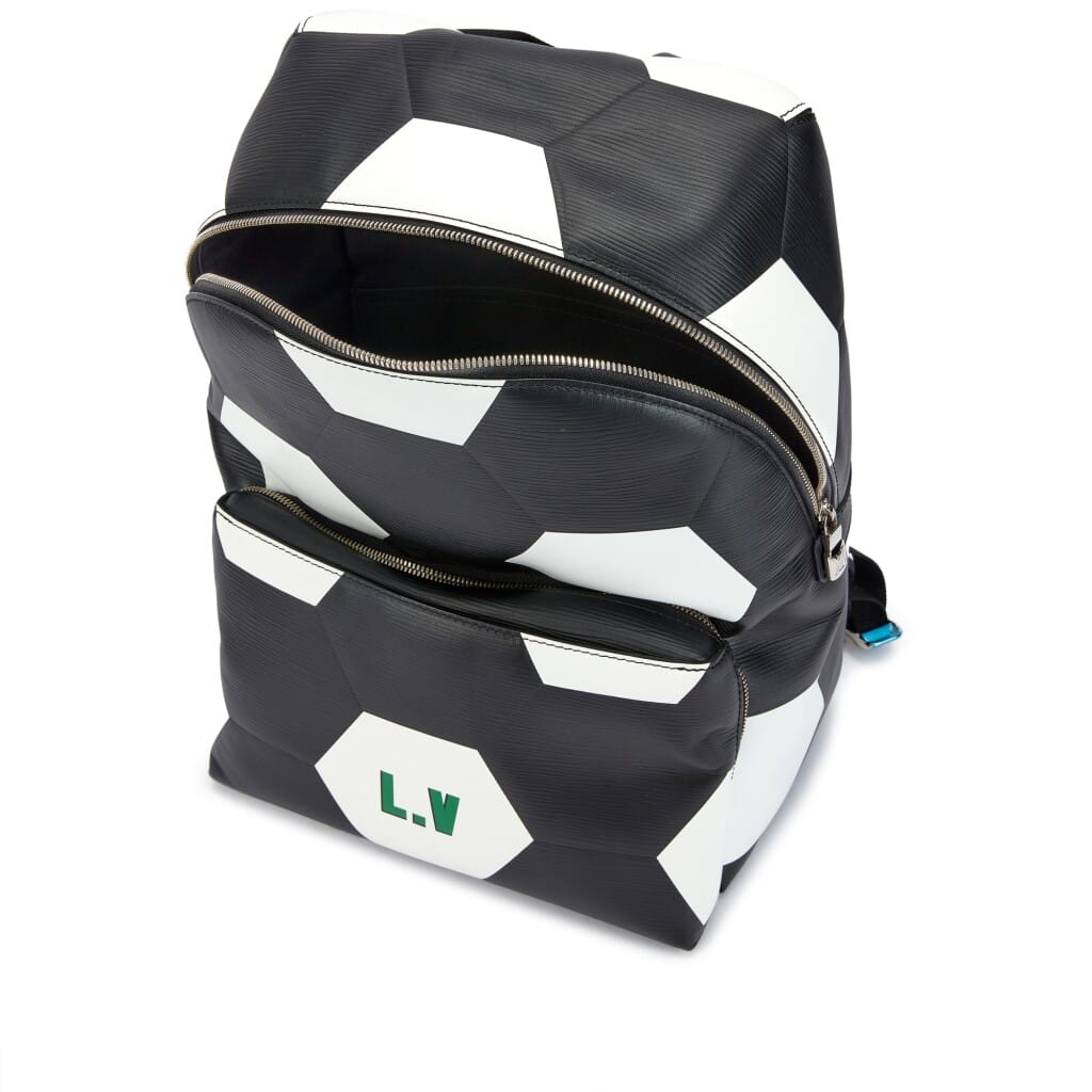 Black Epi Leather Fifa World Cup Apollo Backpack Silver Hardware, 2018