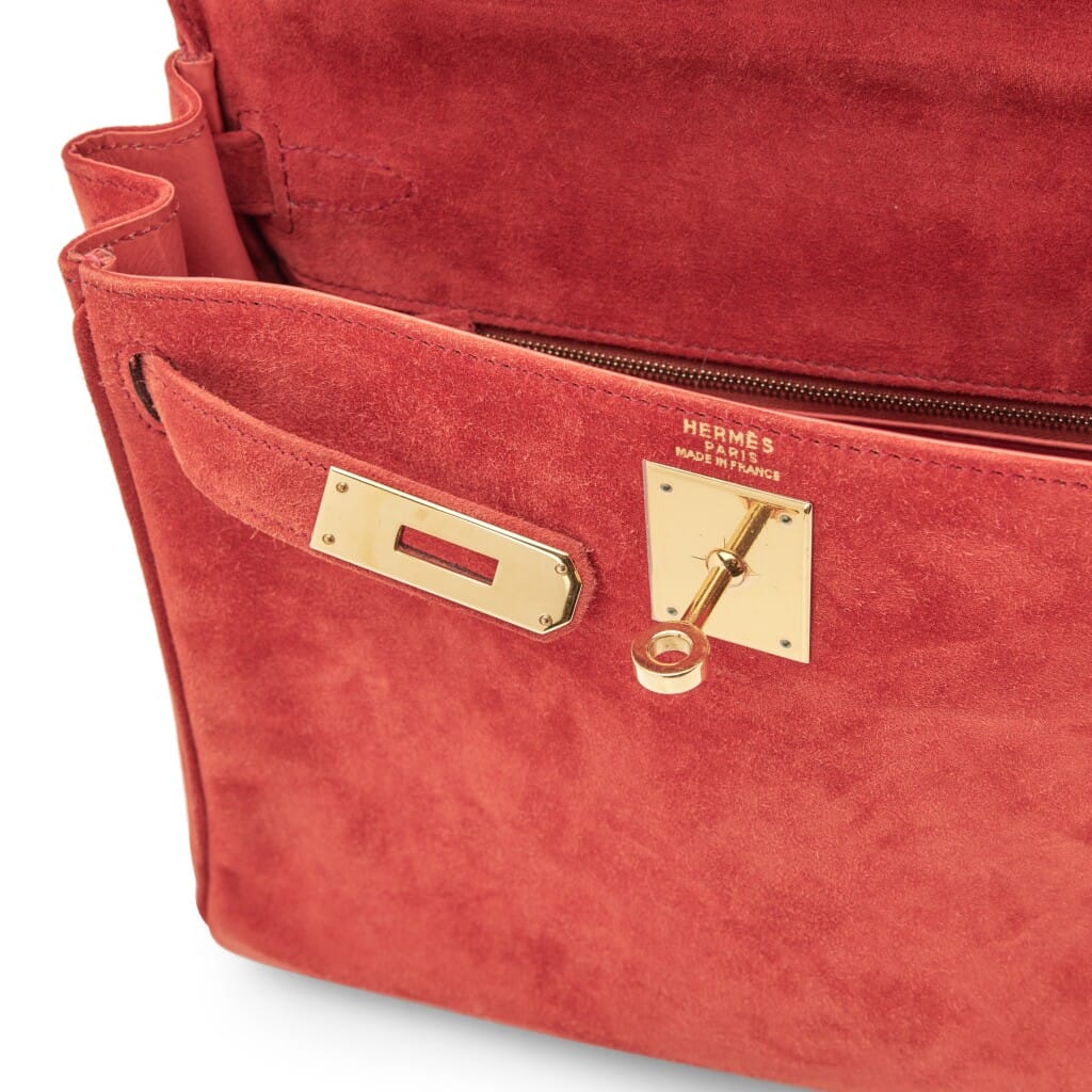 Rouge Vif Doblis Retourne Kelly 28 Gold Hardware, 2004