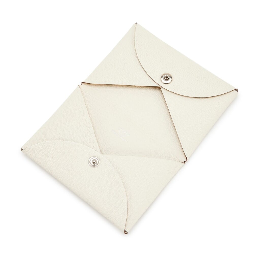 Nata Chèvre Mysore Calvi Card Holder Palladium Hardware, 2022
