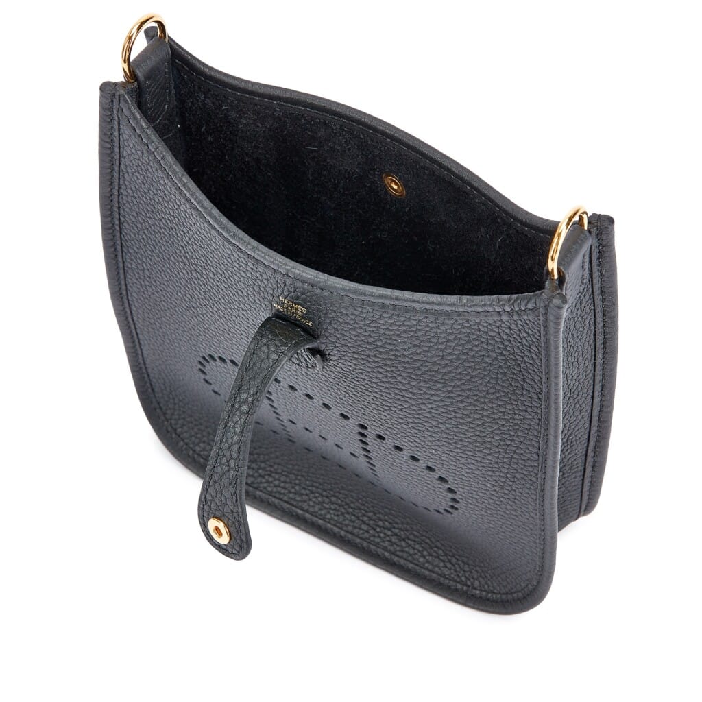 Black Clemence Mini Evelyne II TPM 16 Gold Hardware, 2024