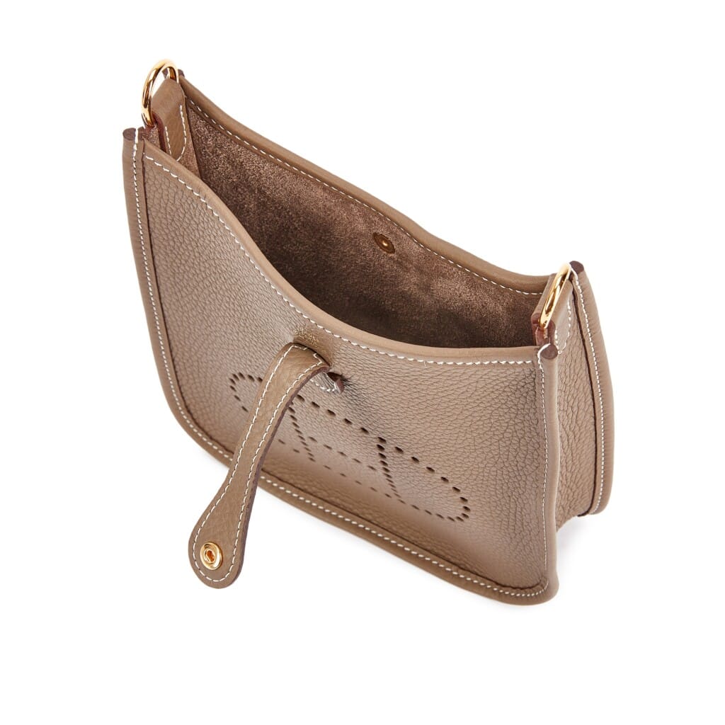 Etoupe Clemence Mini Evelyne II TPM 16 Gold Hardware, 2024