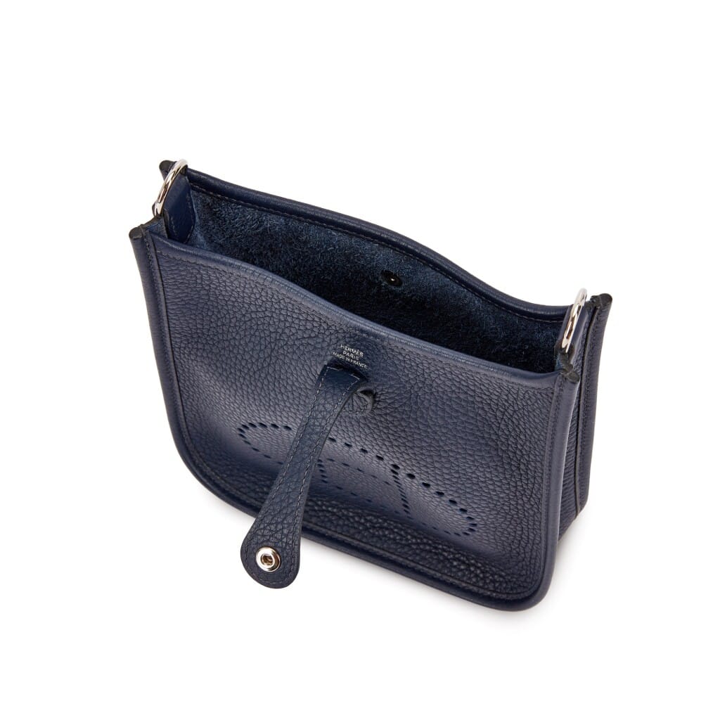 Bleu Nuit Clemence Mini Evelyne II TPM 16 Palladium Hardware, 2016
