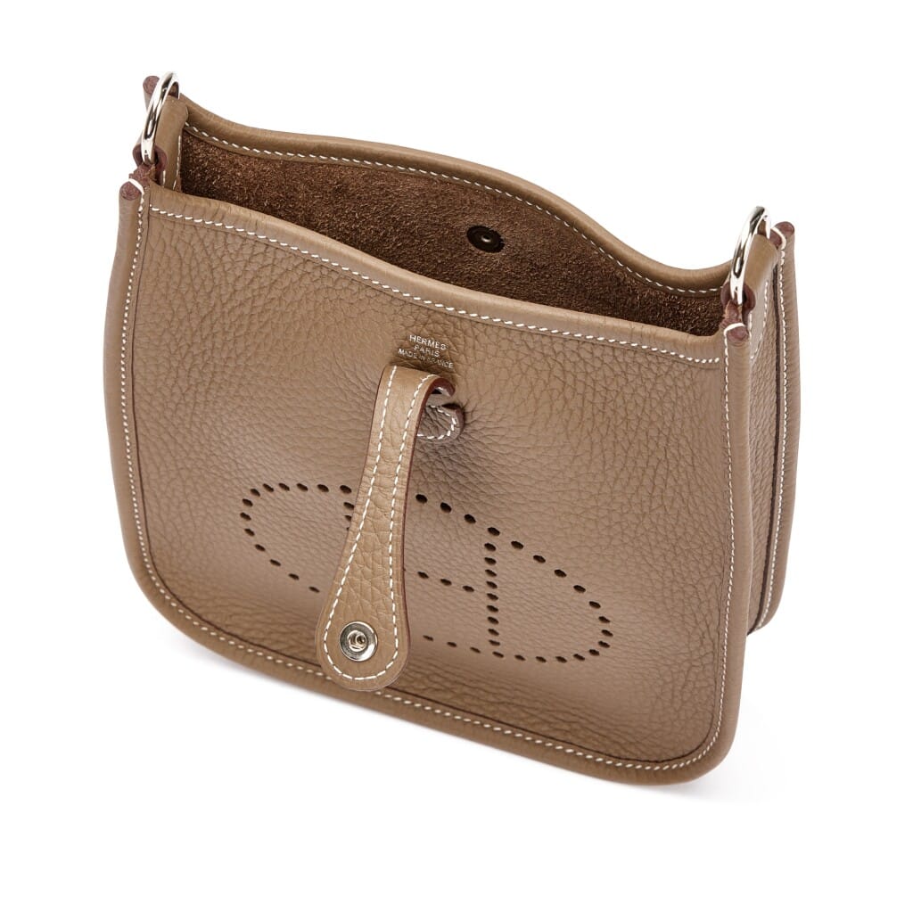 Etoupe Clemence Mini Evelyne II TPM 16 Palladium Hardware, 2024