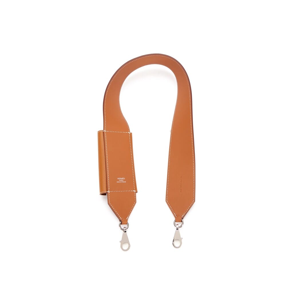 Gold Epsom and Swift Kelly Pocket Strap Palladium Hardware, 2024