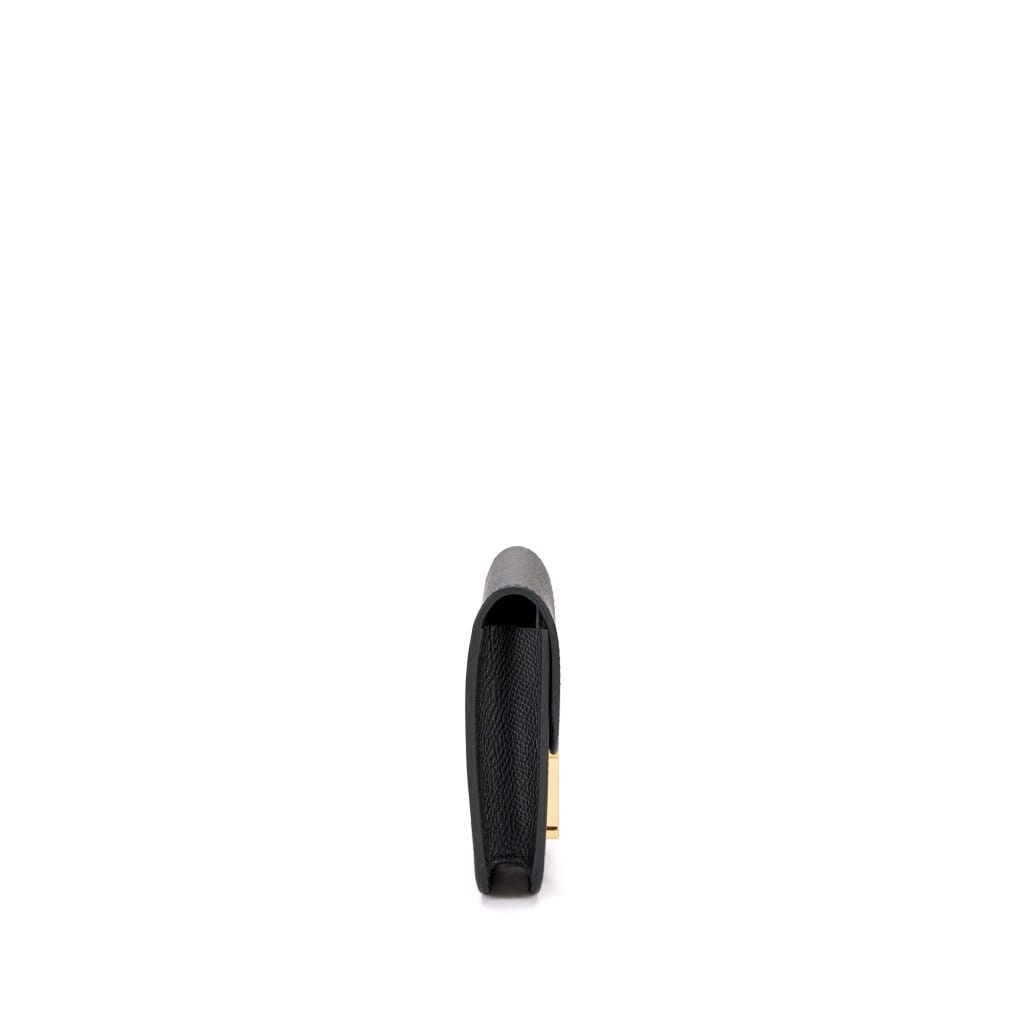 Black Epsom Constance Slim Wallet Gold Hardware, 2023