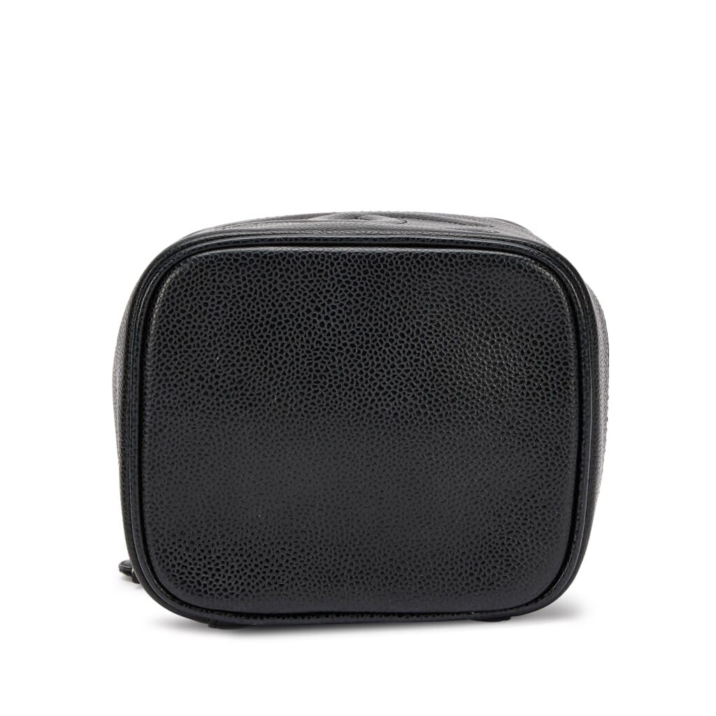 Black Caviar CC Tall Timeless Cosmetic Case Gold Hardware, 2000-2002