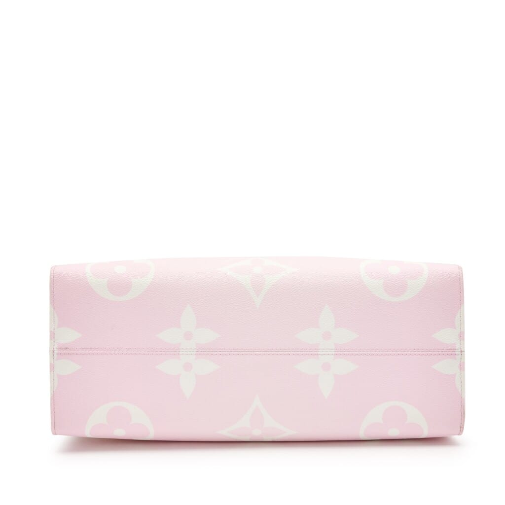 Pink Pastel Monogram Coated Canvas Escale OnTheGo GM Silver Hardware, 2020