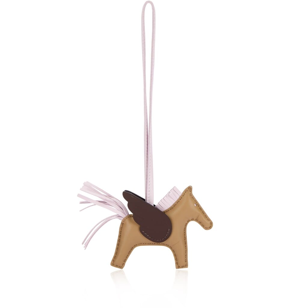 Beige Marfa, Mauve Pale, Moka Milo Lambskin and Swift GriGri Rodeo Pegase Charm PM, 2023
