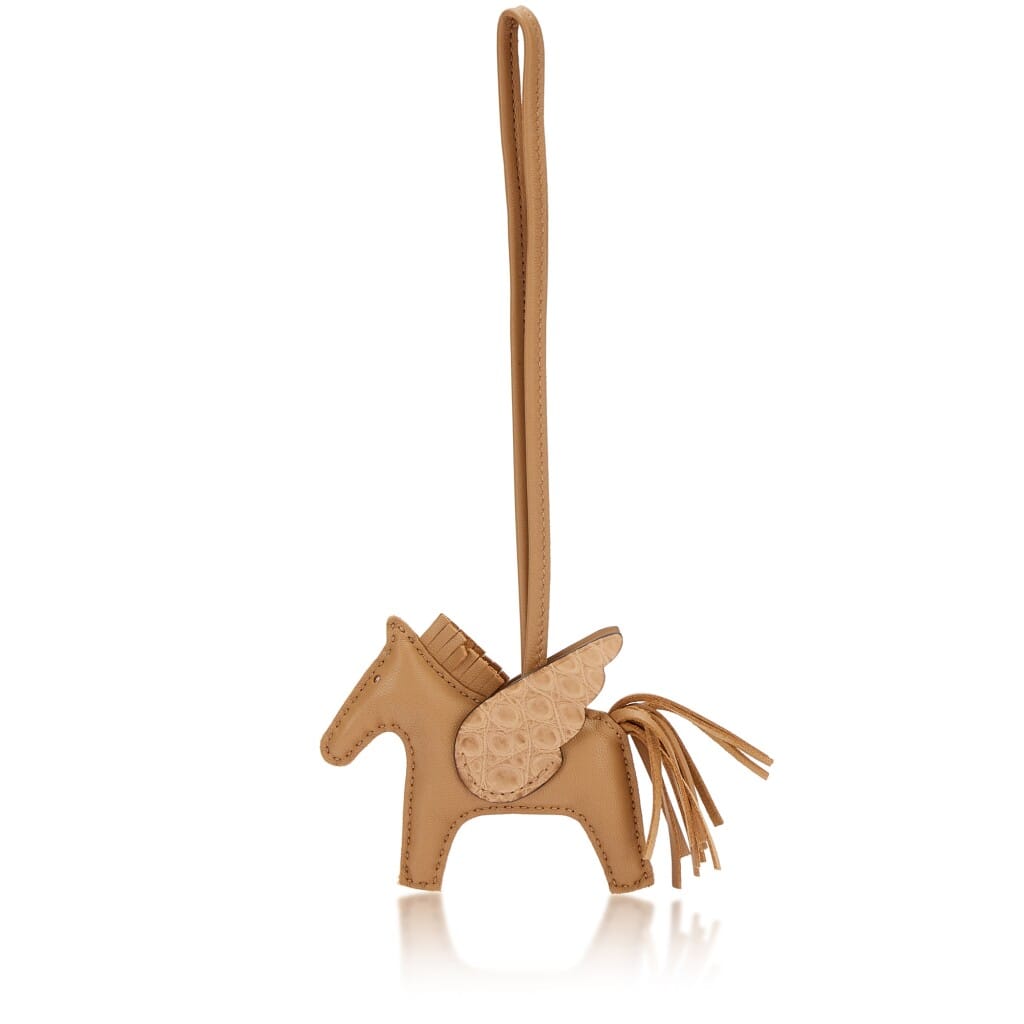 Chai Matte Alligator and Milo Lambskin GriGri Rodeo Pegase Charm PM, 2022