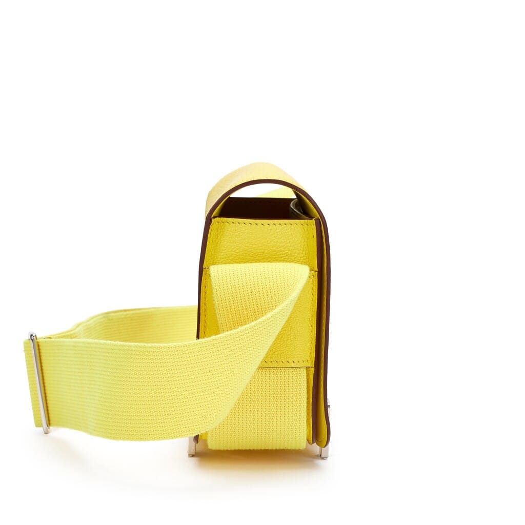 Jaune Citron Chèvre Mysore Geta Palladium Hardware, 2022
