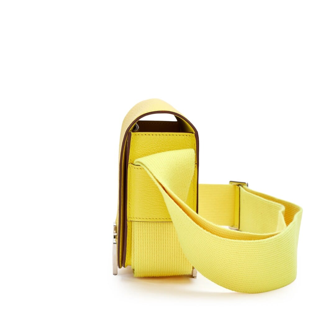 Jaune Citron Chèvre Mysore Geta Palladium Hardware, 2022