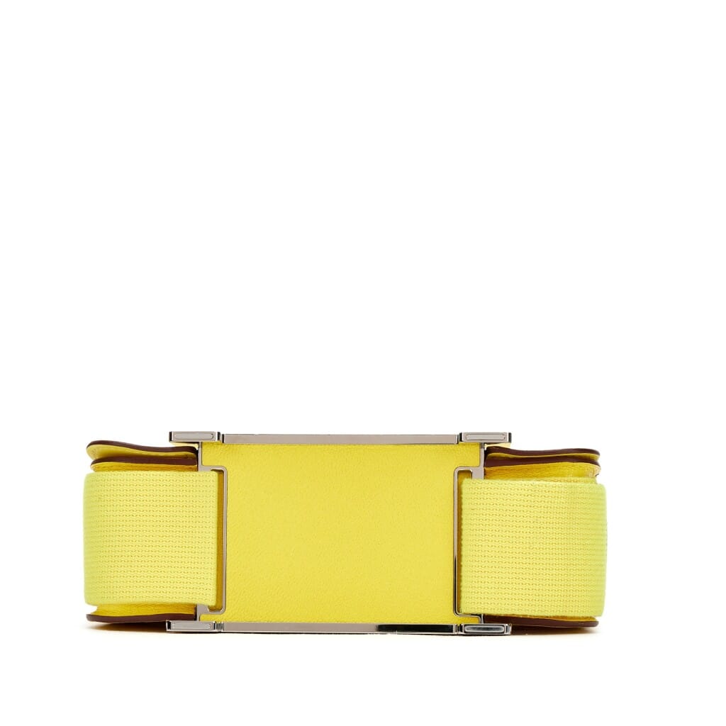 Jaune Citron Chèvre Mysore Geta Palladium Hardware, 2022