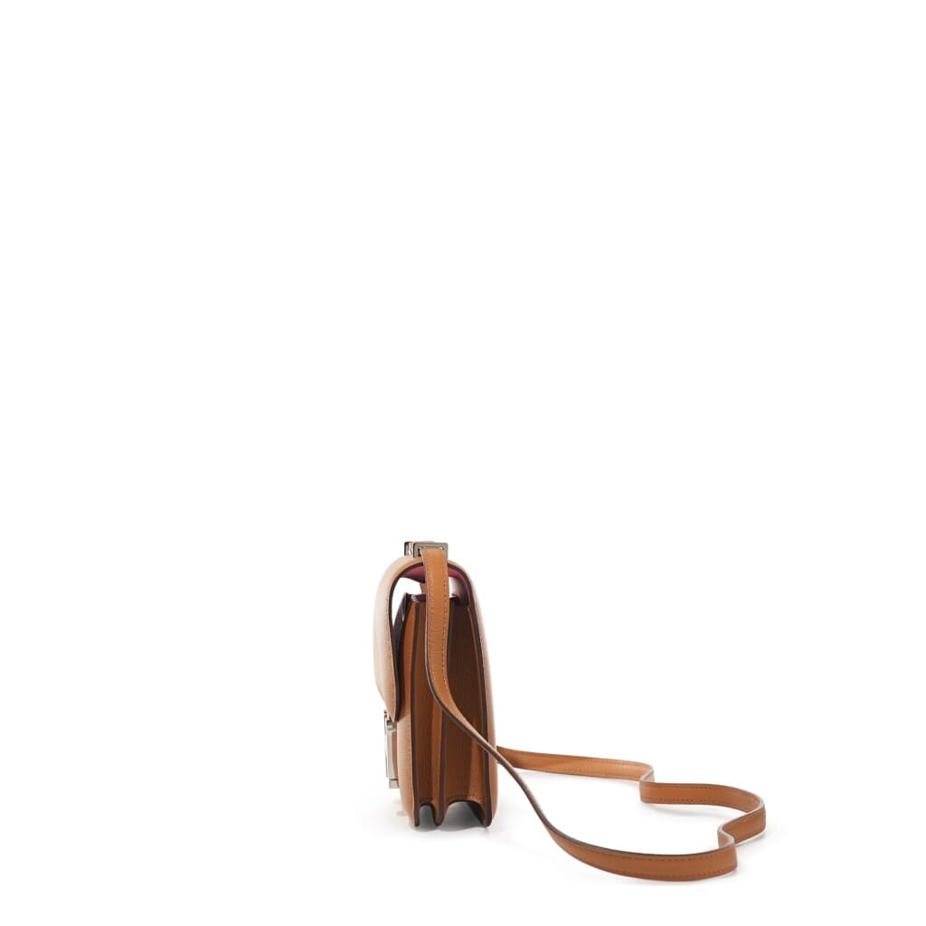 Caramel Evercolor and Rose D'Ete Mini Constance 18 Palladium Hardware, 2021