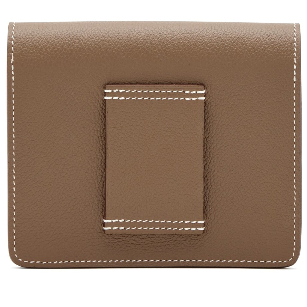 Etoupe Evercolor Roulis Slim Wallet Gold Hardware, 2023