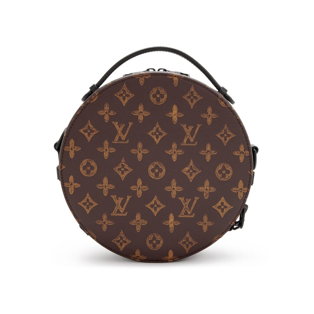 Virgil Abloh Monogram Trunk L’Oeil Coated Canvas Wheel Box Black Hardware, 2022