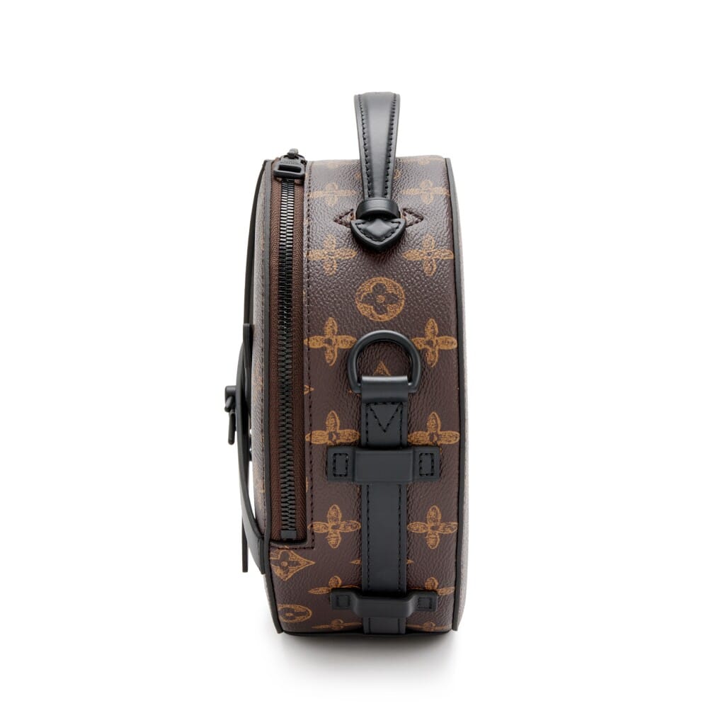 Virgil Abloh Monogram Trunk L’Oeil Coated Canvas Wheel Box Black Hardware, 2022
