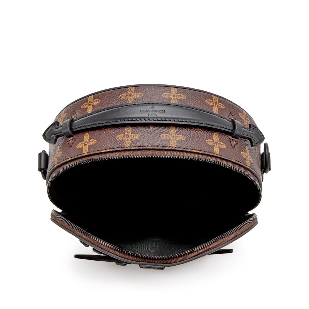 Virgil Abloh Monogram Trunk L’Oeil Coated Canvas Wheel Box Black Hardware, 2022