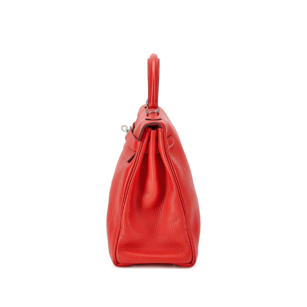 Rouge Casaque Togo Kelly 32 Retourne Palladium Hardware, 2017