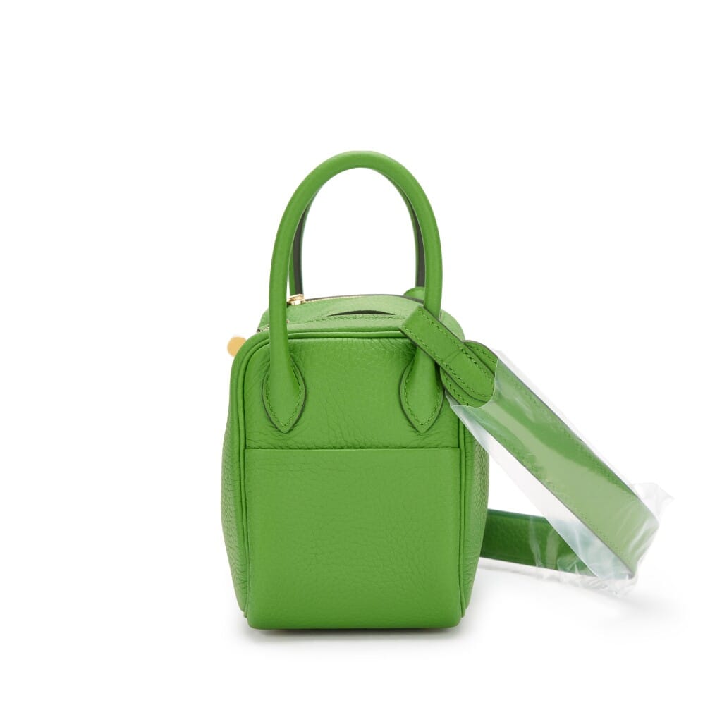 Vert Yucca Clemence Mini Lindy 20 Gold Hardware, 2023