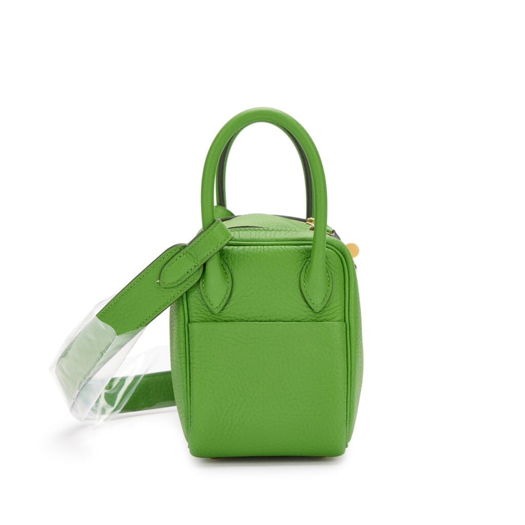 Vert Yucca Clemence Mini Lindy 20 Gold Hardware, 2023