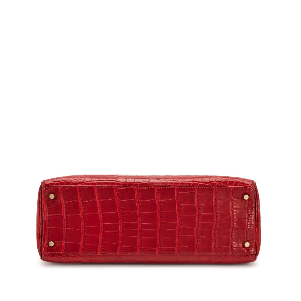 Rouge H Matte Alligator Retourne Kelly 35 Gold Hardware, 2013