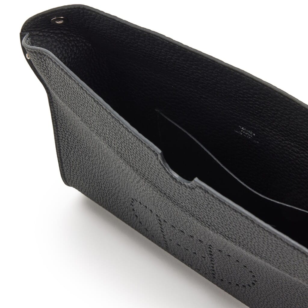 Black Togo Videpoches Bag Palladium Hardware, 2023