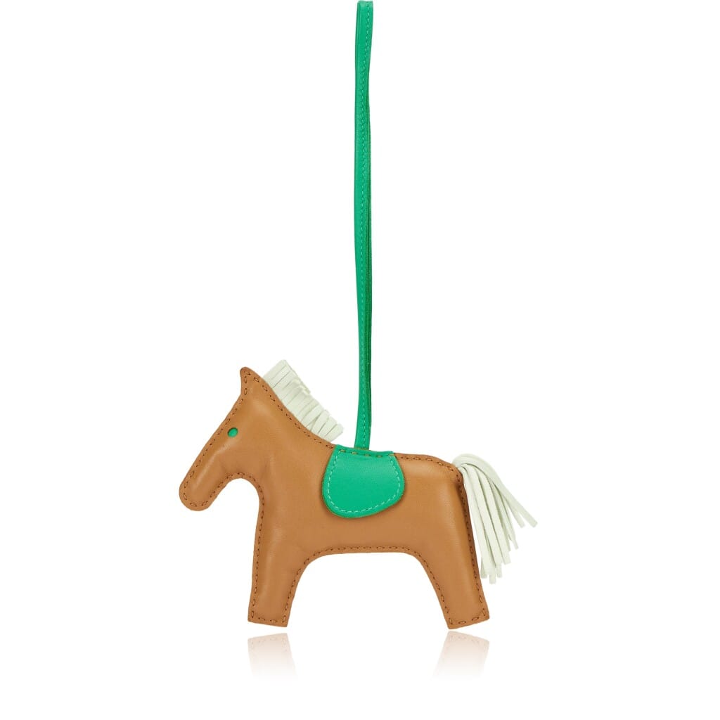 Sesame, Vert Fizz and Menthe Milo Lambskin and Swift GriGri Rodeo Charm GM, 2022