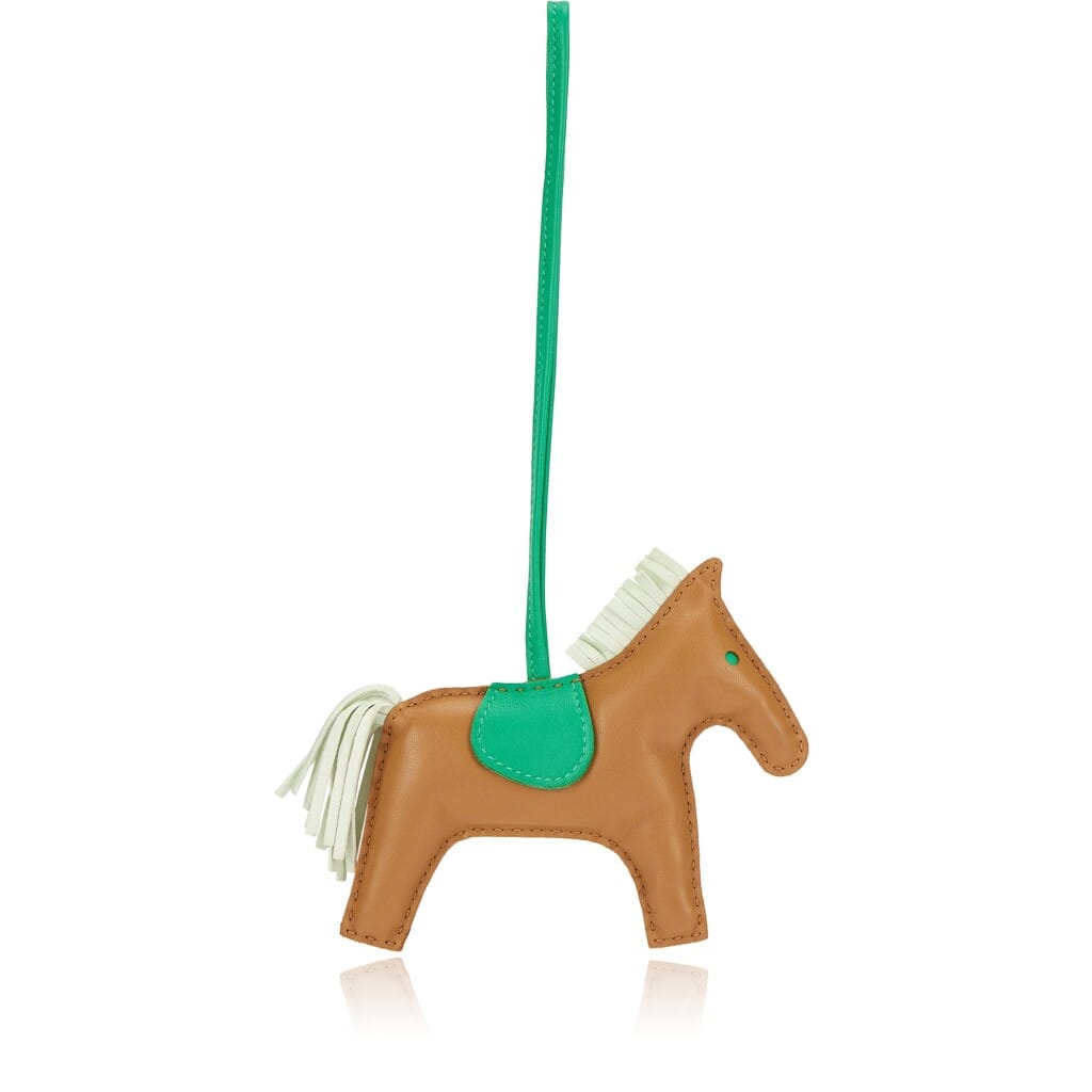 Sesame, Vert Fizz and Menthe Milo Lambskin and Swift GriGri Rodeo Charm GM, 2022