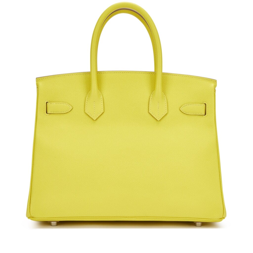 Lime Epsom Birkin 30 Palladium Hardware, 2020