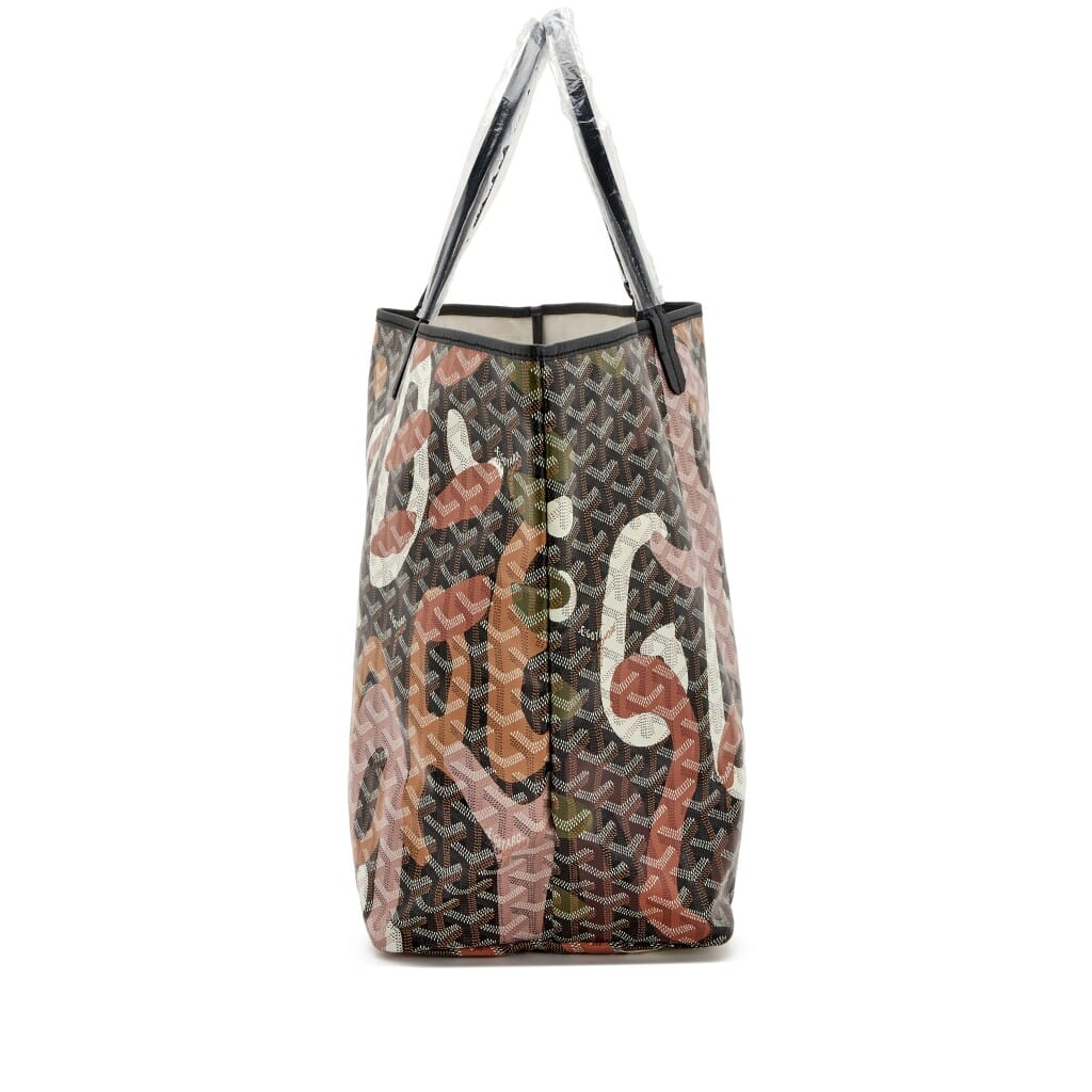 Pink Lettres Camouflage Goyardine Coated Canvas Saint Louis GM Tote, 2023