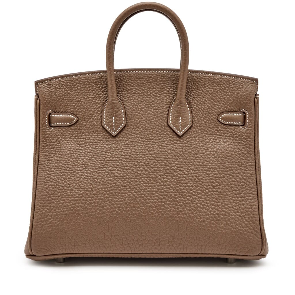 Etoupe Togo Birkin 25 Palladium Hardware, 2021