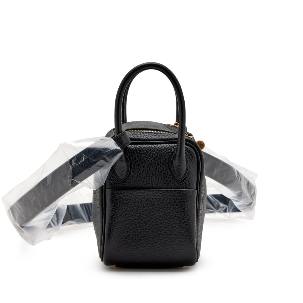 Black Clemence Mini Lindy 20 Gold Hardware, 2023