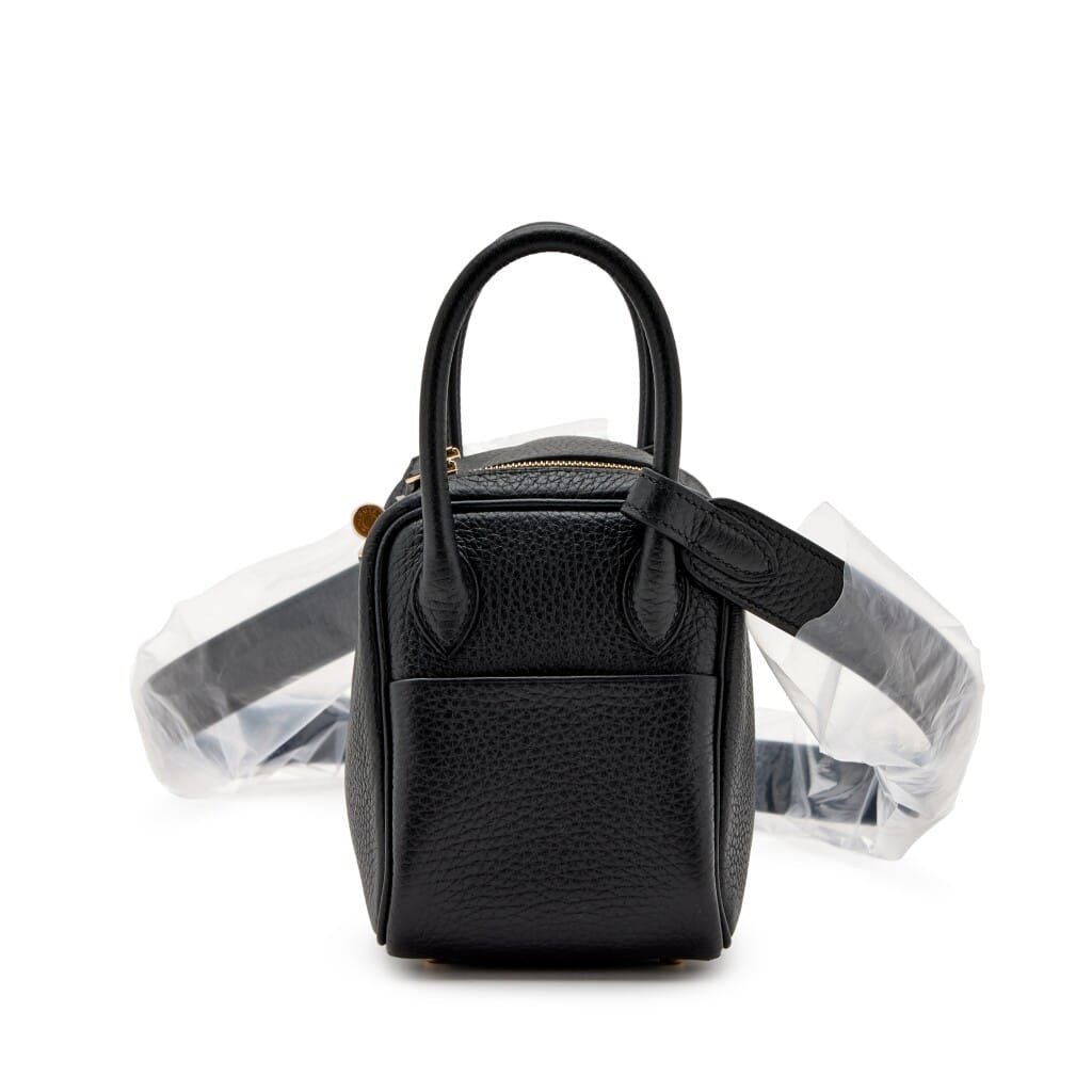 Black Clemence Mini Lindy 20 Gold Hardware, 2023