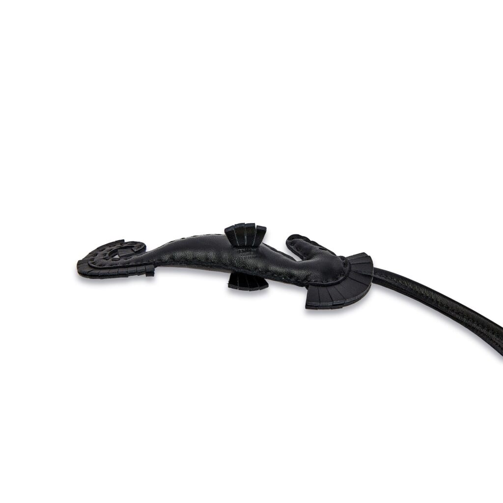 Black Milo Lambskin Seahorse Charm, 2023