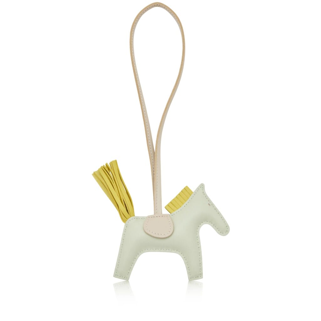 Vert Fizz, Lime, and Craie Milo Agneau Rodeo Charm PM, 2023