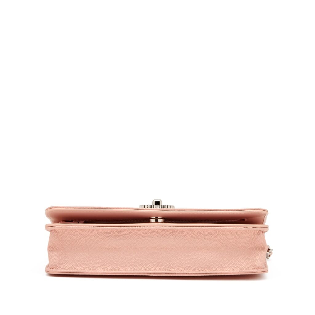 Pink Chevron 19 Wallet on Chain Silver Hardware, 2019