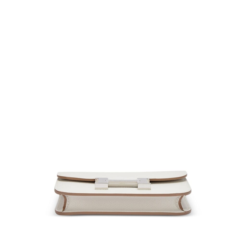 Gris Pale Epsom Constance Slim Palladium Hardware, 2023