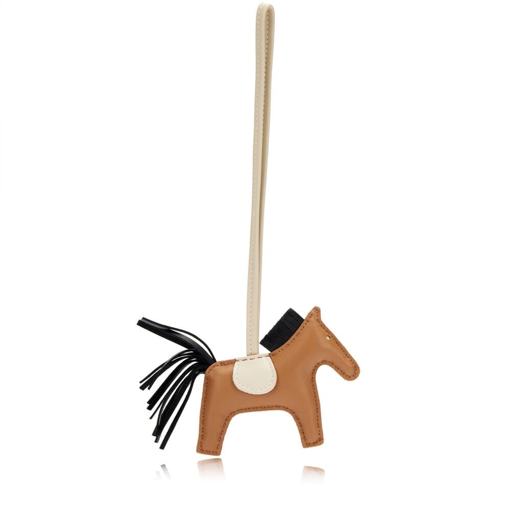 Chai, Craie and Black Milo and Swift Leather GriGri Rodeo Charm PM, 2021