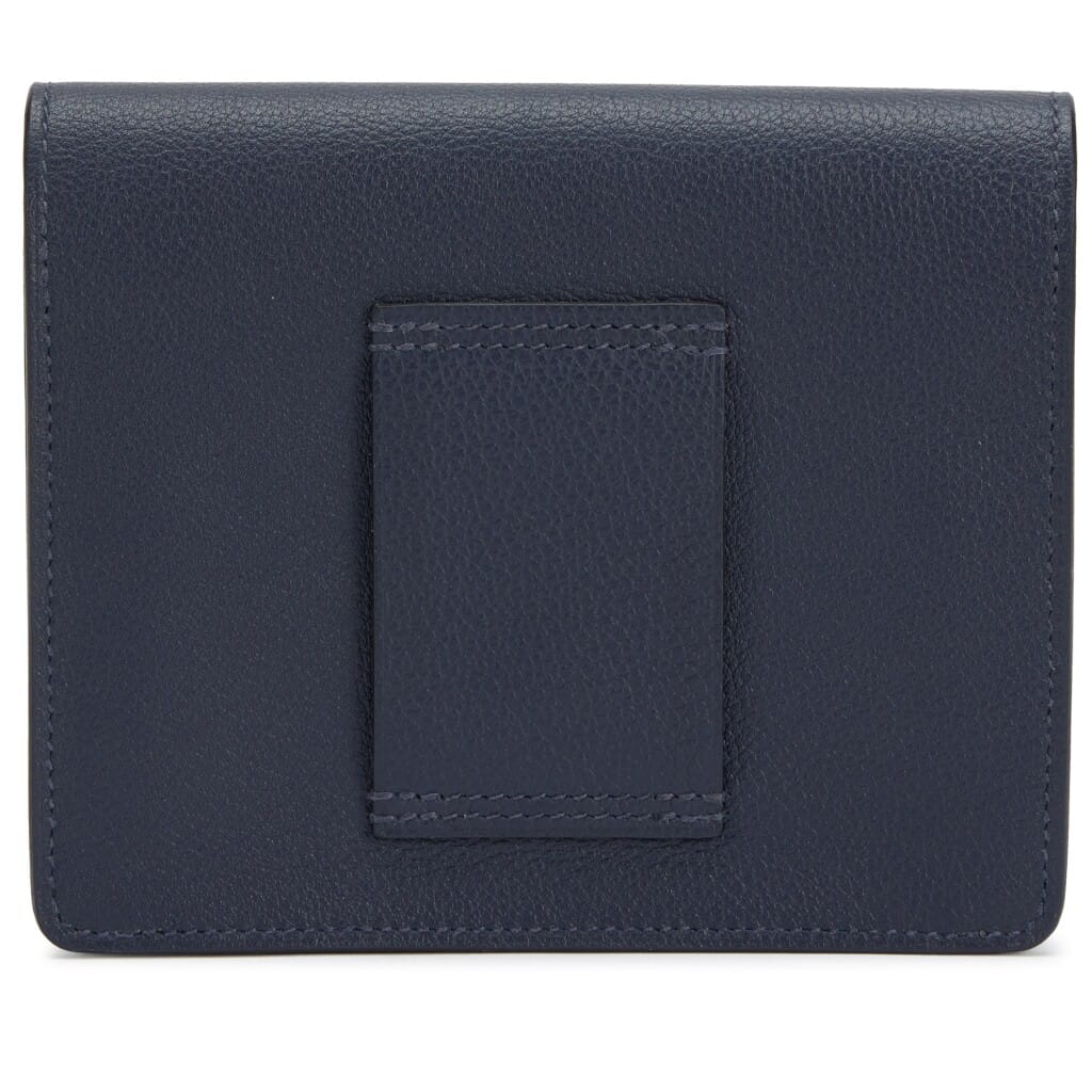 Blue Nuit Evercolor Roulis Slim Wallet Permabrass Hardware, 2022