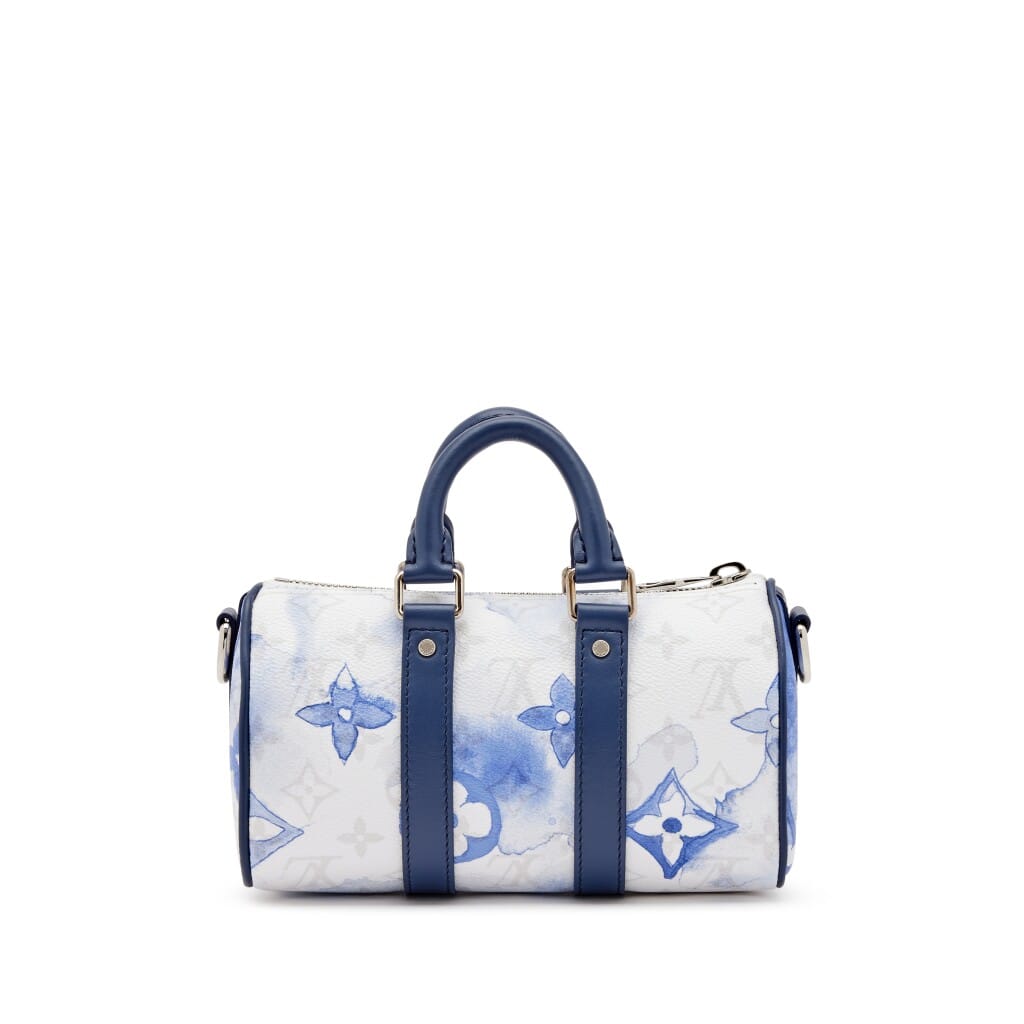 Monogram Watercolor Keepall XS Water Silver Hardware, 2021