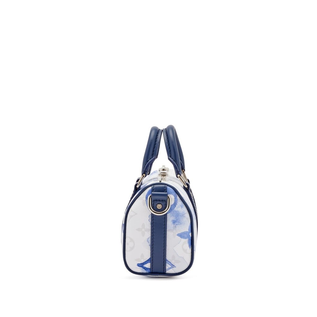 Monogram Watercolor Keepall XS Water Silver Hardware, 2021