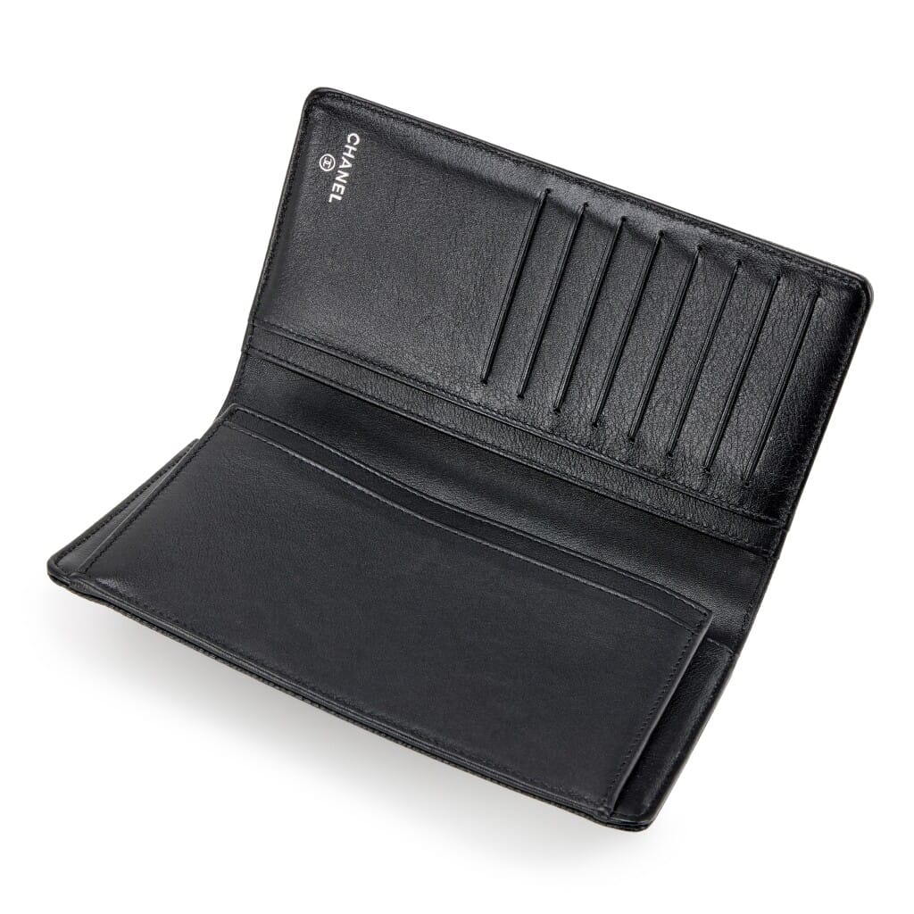 Black Caviar Timeless CC Yen Wallet, 2012-2013