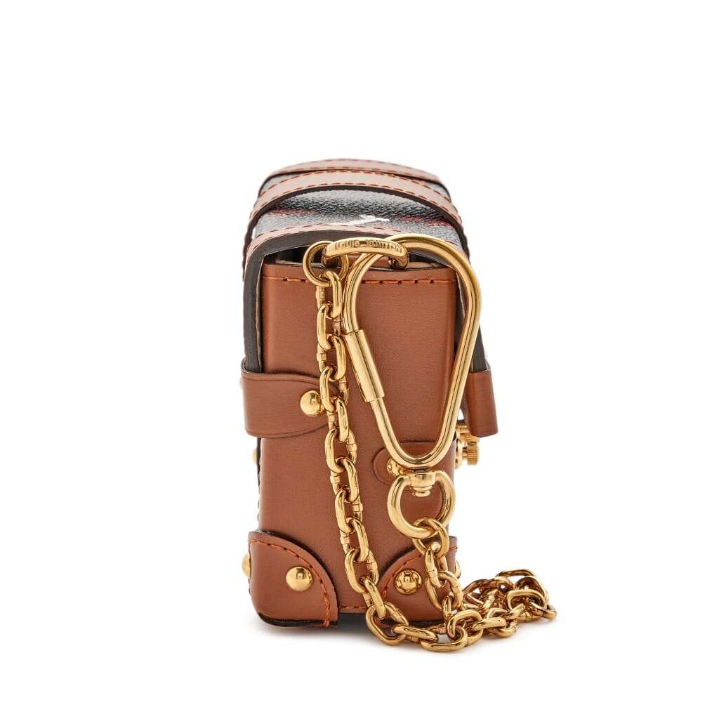 Grace Coddington Catogram Coated Canvas Mini Essential Trunk Gold Hardware, 2018