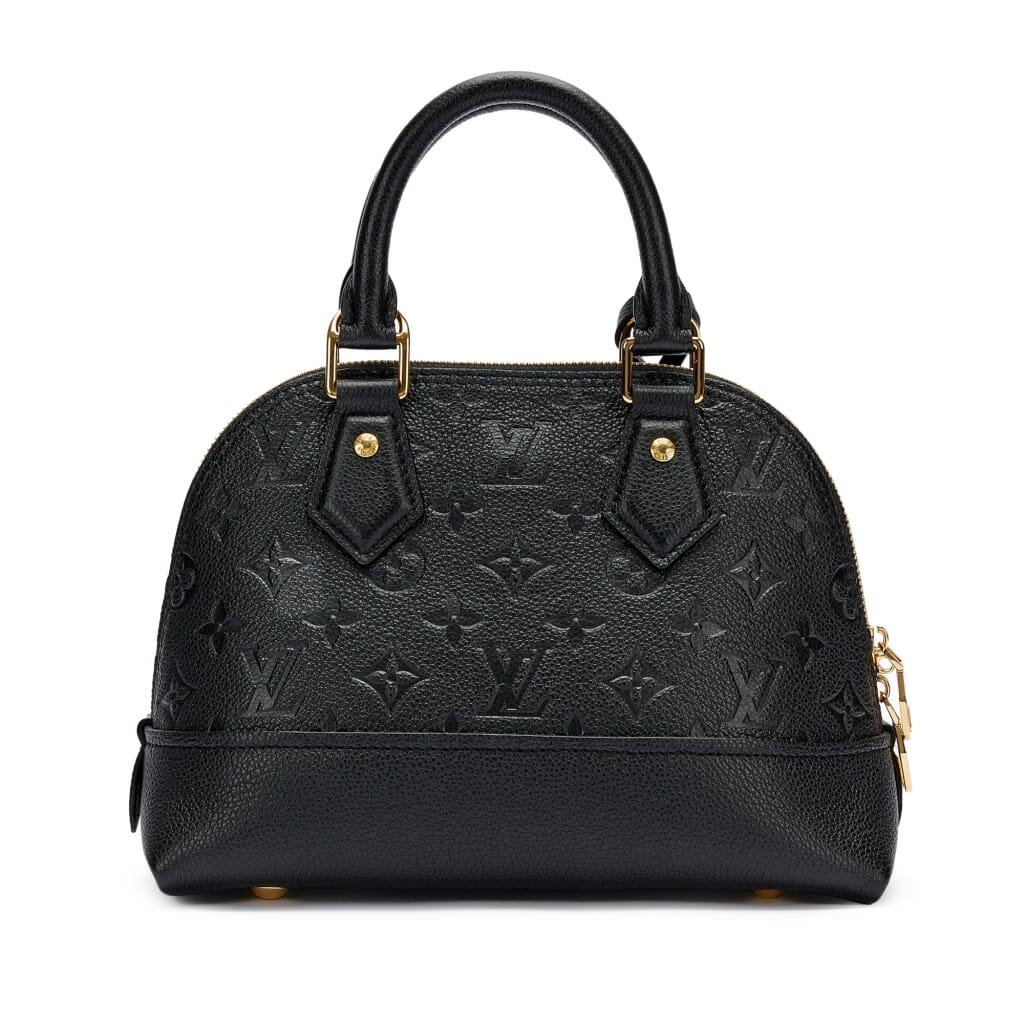 Black Monogram Empreinte Alma BB Gold Hardware